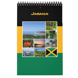 Calendrier Jamaïque - Collage photo
