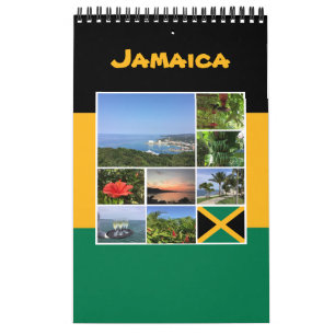 Calendrier Jamaïque - Collage photo