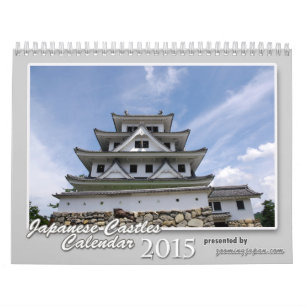 Calendrier japonais 2015 de châteaux