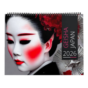 Calendrier japonais Geisha