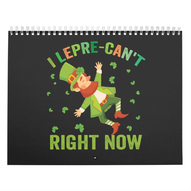 Calendrier J'apprends-ne pas en ce moment drôle Saint Patrick (Protection)