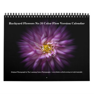 Calendrier Jardin Fleurs No 20 Version de flux couleur