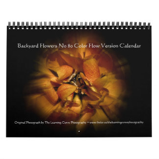 Calendrier Jardin Fleurs No 80 Version de flux couleur