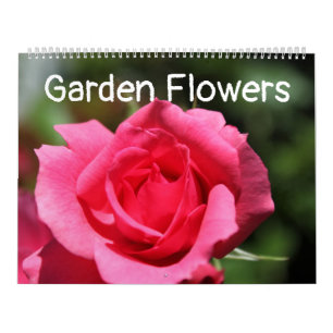 Calendrier Jardin Fleurs Photo Art