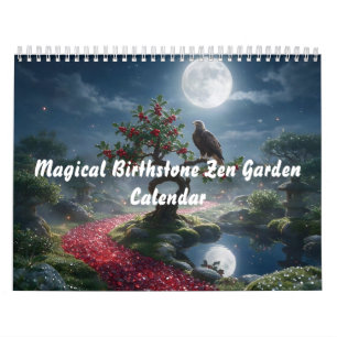 Calendrier Jardin Zen de Pierre de Naissance Magique 
