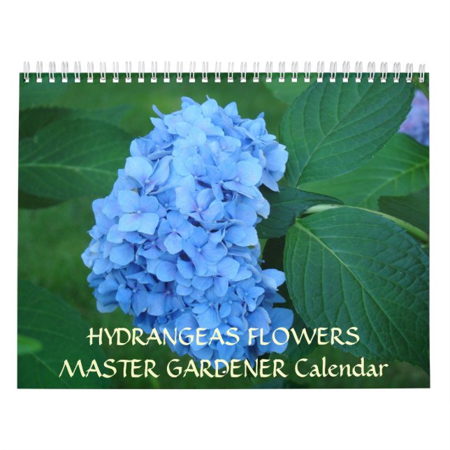 Calendrier Jardinier Maître Hydrangeas Fleurs (Protection)