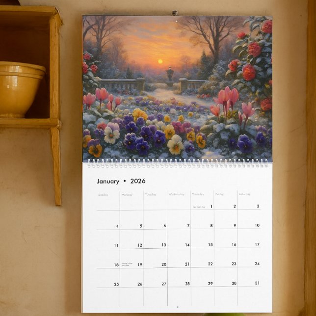 Calendrier Jardins de l'ère victorienne (Créateur téléchargé)