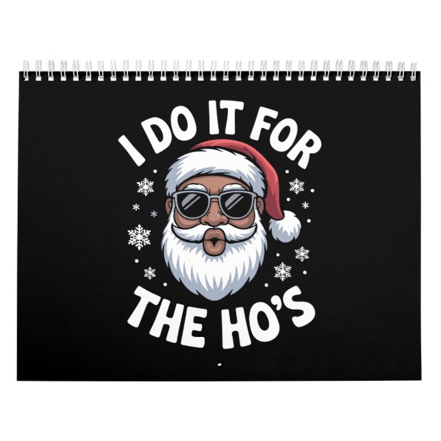 Calendrier Je le fais pour les Hos Noël Afro-Américain  (Protection)