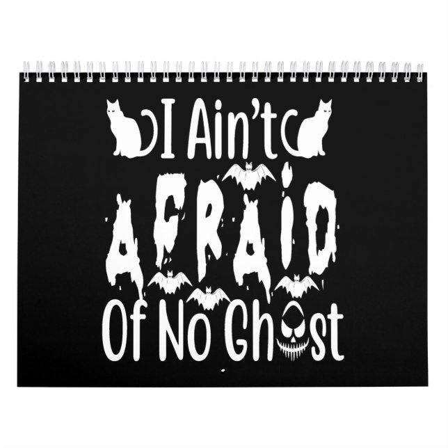 Calendrier je n'ai pas peur d'un fantôme (Protection)