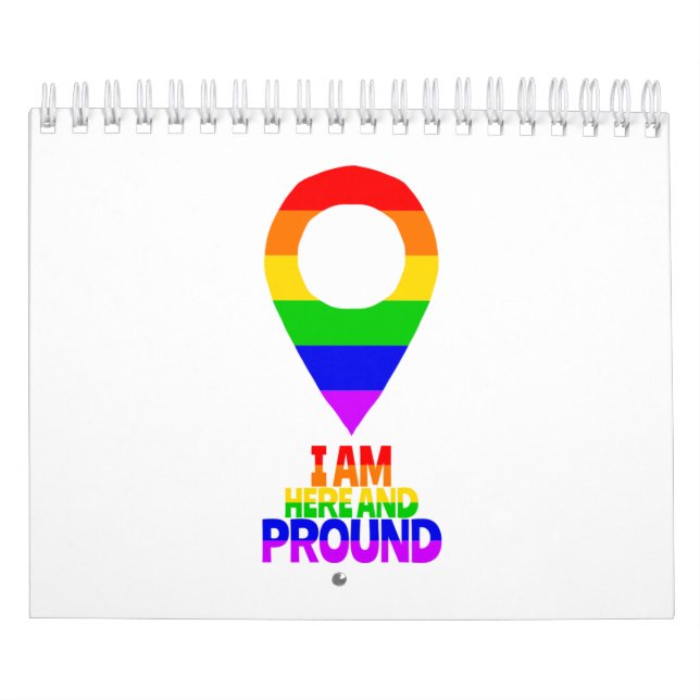 Calendrier Je suis ici et fière LGBT (Protection)