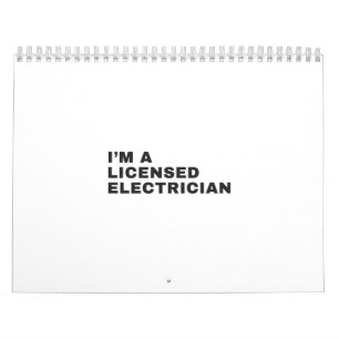 CALENDRIER JE SUIS UN ÉLECTRICIEN AUTORISÉ
