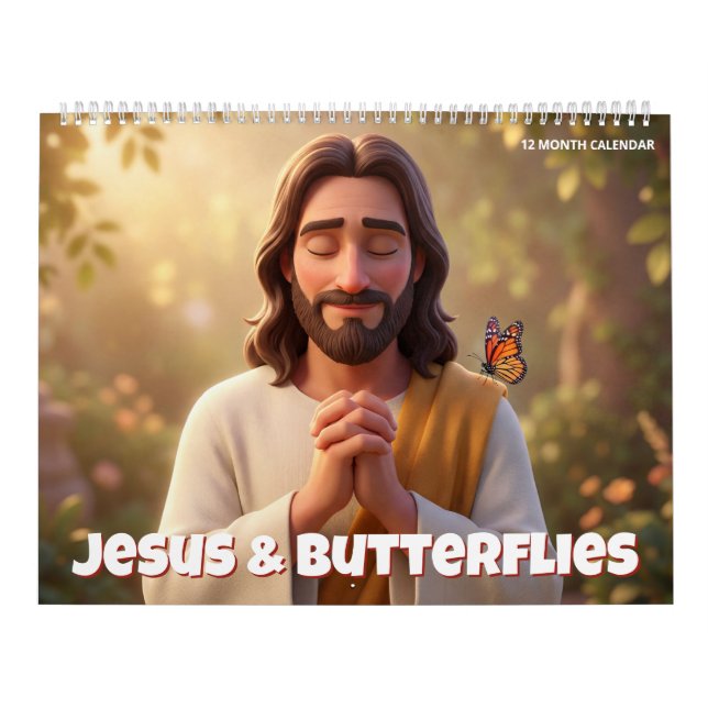 Calendrier Jésus et Papillons (Protection)