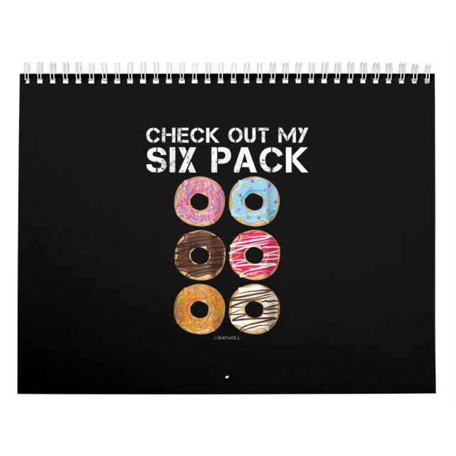 Calendrier Jetez un coup d'oeil à Mon Donut Six Pack - Funny  (Protection)