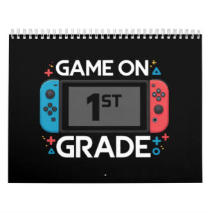 Calendrier Jeu En 1Ère Année Retour À L'École Amusant Gamer