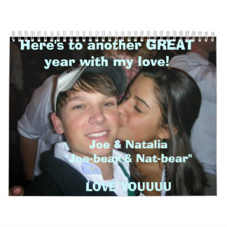 Calendrier Joe et Natalia