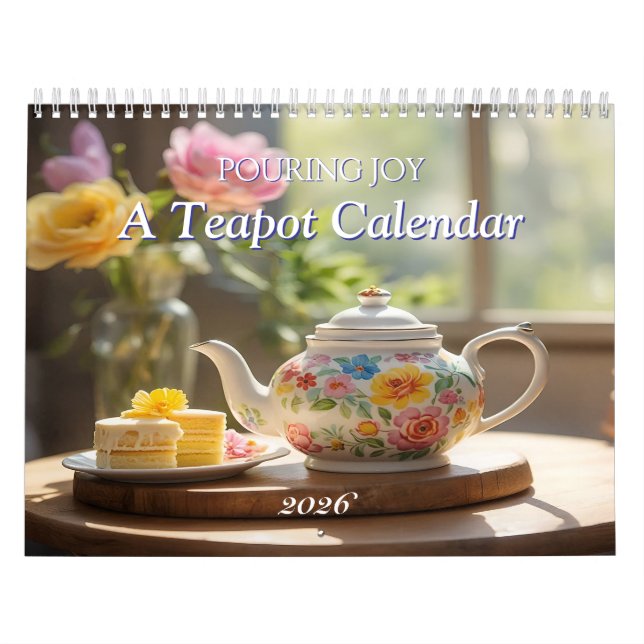 Calendrier JOIE DE VERSER : Une Théière 2026  (Protection)