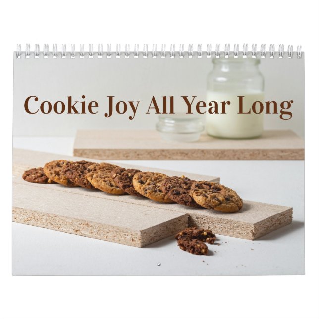 Calendrier Joie des cookies toute l'année – 12 mois (Protection)