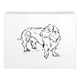 Calendrier Joli chien saucisse Dachshund – 2027