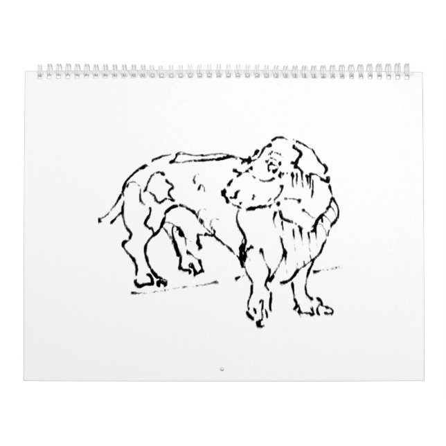 Calendrier Joli chien saucisse Dachshund – 2027 (Protection)