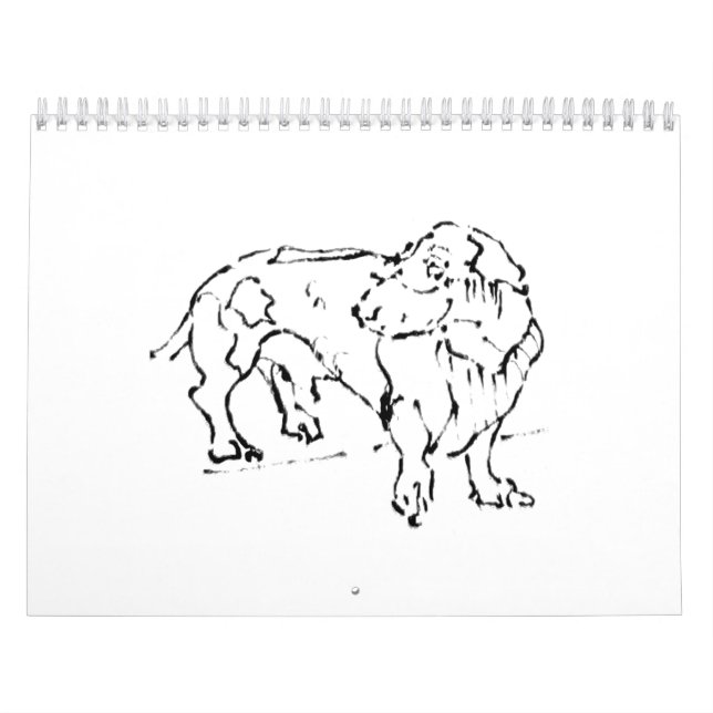 Calendrier Joli chien saucisson Dachshund – 2027 (Protection)