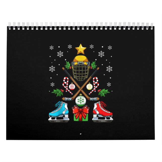Calendrier Jouets de Noël de Noël de hockey sur glace amusant (Protection)