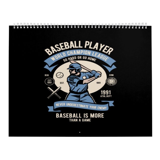 Calendrier joueur de baseball (Protection)