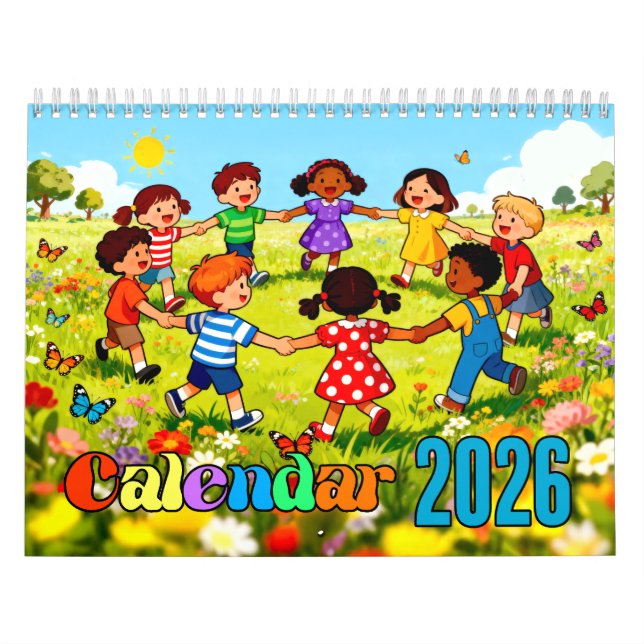 Calendrier Jours heureux 2026 – Une année d'aventures joyeuse (Protection)