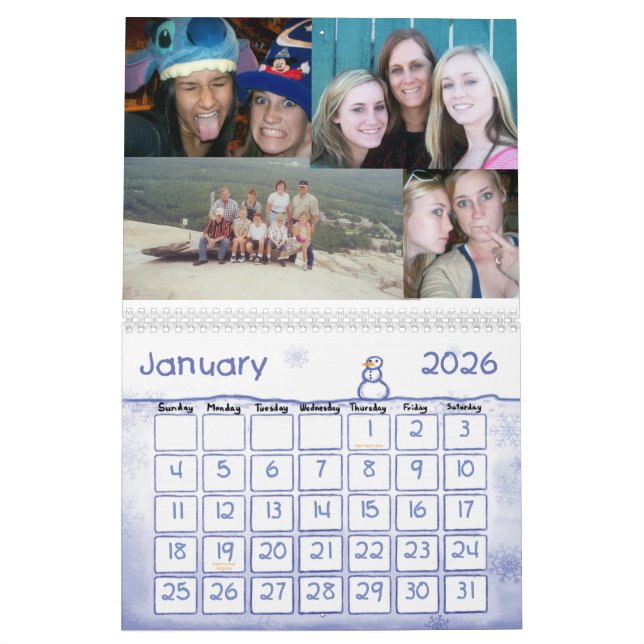 Calendrier Joyeux anniversaire, maman ! (Jan 2026)