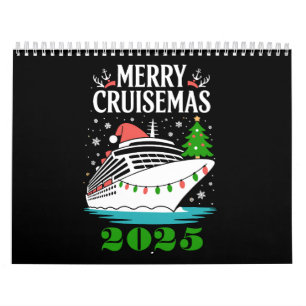 Calendrier Joyeux Cruisemas Personnalisé Famille Bateau de Cr