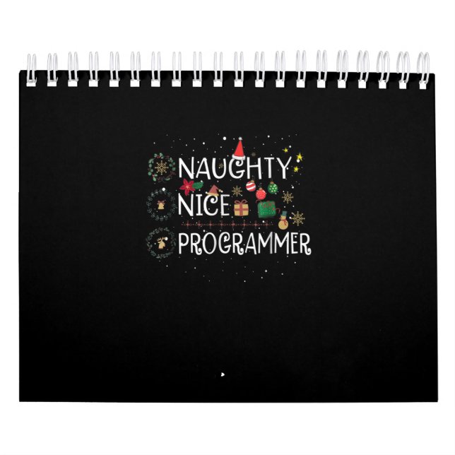 Calendrier Joyeux Noël| Naughty Nice Programmeur (Protection)
