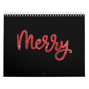 Calendrier Joyeux Noël Paillettes Vacances