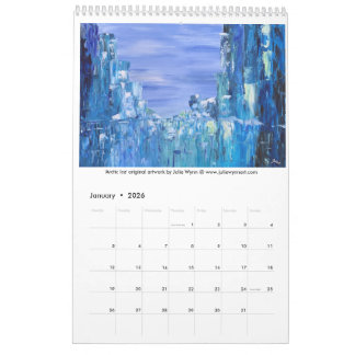 Calendrier Julie Wynn New Art Calendar 2026