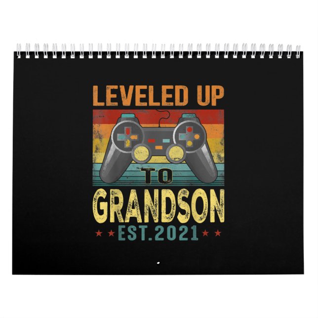 Calendrier Jusqu'Au Gamer Vidéo Grandson 2021 (Protection)
