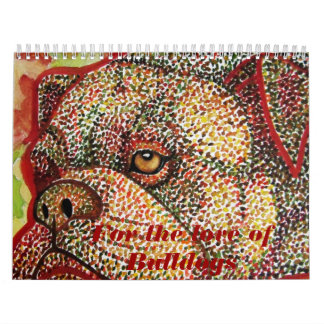 Calendrier Juste bouledogues