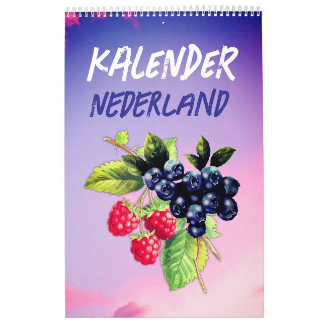 Calendrier Kalender Nederland | Le Pays-Bas 2026 néerlandais (Protection)