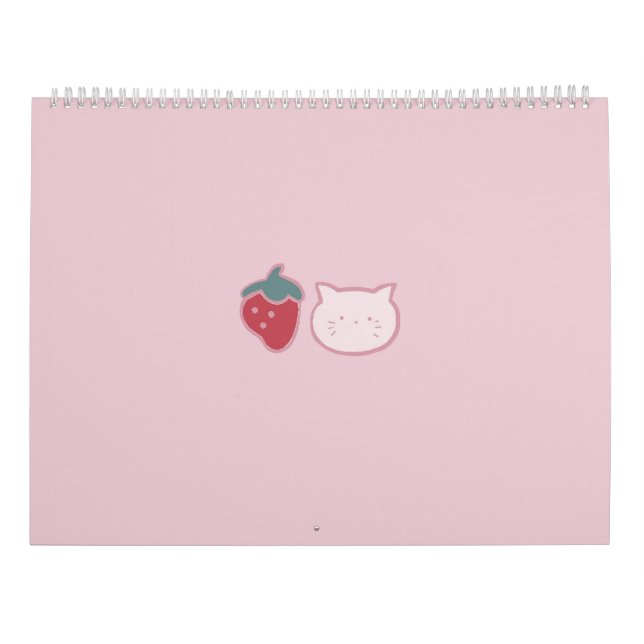 Calendrier Kawaii Sweet Treats 2025 - Objectifs* (Dos)