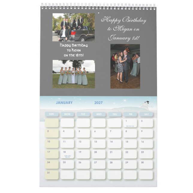 Calendrier Keepsake Calendar (Jan 2027)