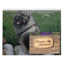 Calendrier Keeshond 2021