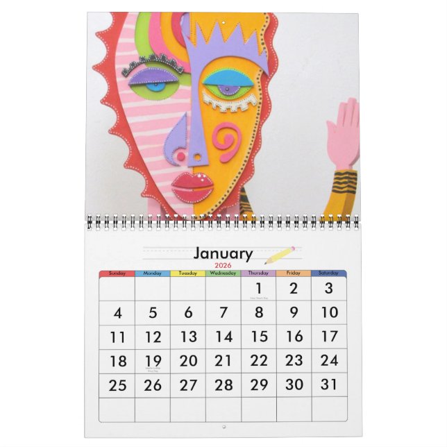 Calendrier "KeRicTure" (Jan 2026)