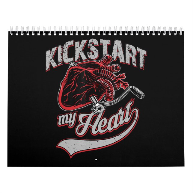 Calendrier Kickstart My Heart Motorcycle Art Cadeau (Protection)
