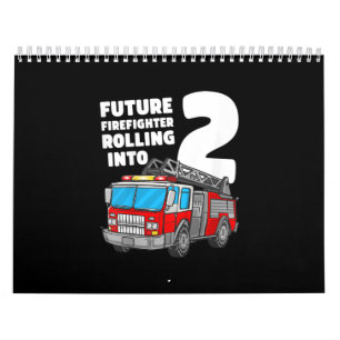 Calendrier Kids Fire Truck 2 et Birthday 2 Boy Toddler Fire