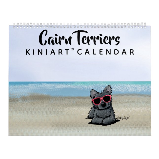 Calendrier KiniArt Cairn Terriers (Protection)