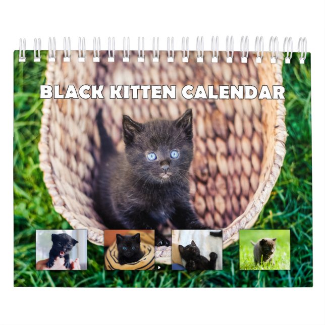 Calendrier Kitten noir (Protection)