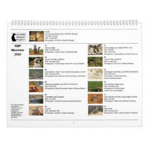 Calendrier KMP Meerkats 2022