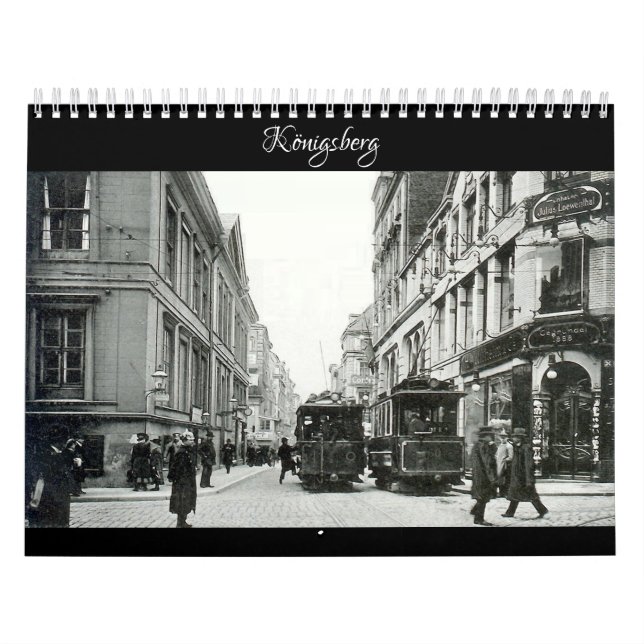 Calendrier Königsberg - Historical perspectives calendar (Protection)