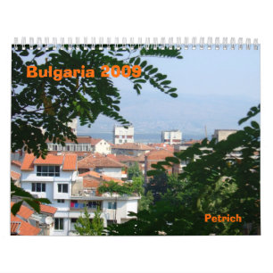 Calendrier La Bulgarie 2009
