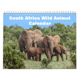 Calendrier La faune d'Afrique du Sud 2027