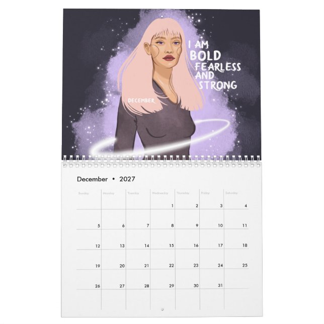 Calendrier La Fille que tu as brillée 2021 (Dec 2027)