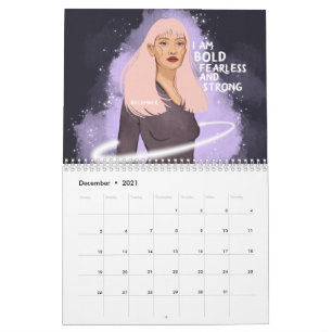 Calendrier La Fille que tu as brillée 2021