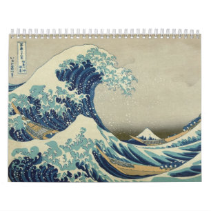Calendrier La Grande Vague : L'art d'Hokusai